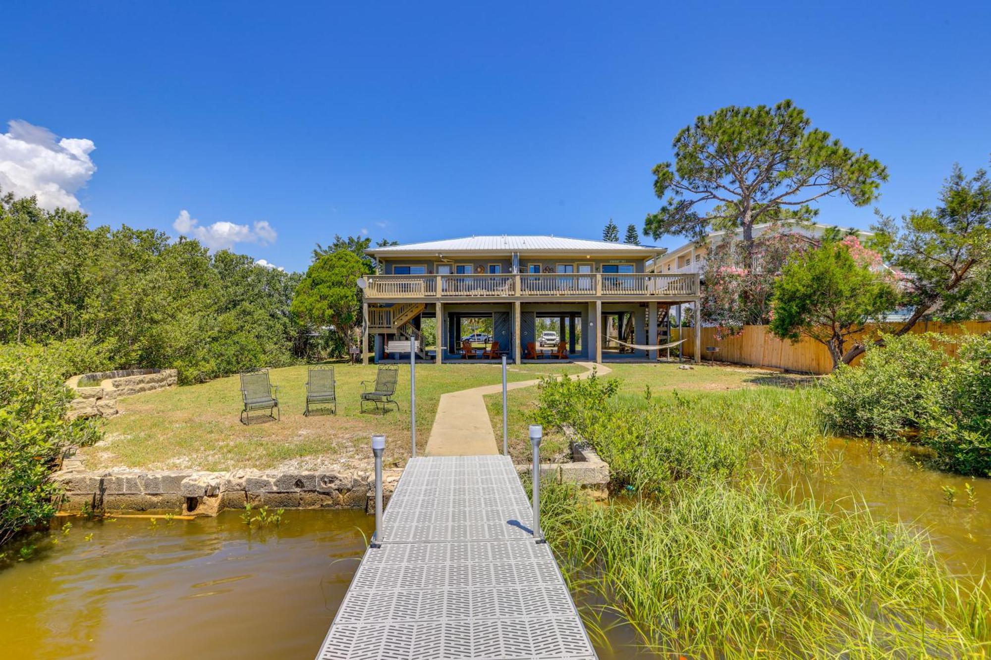 Waterfront Duplex With Dock And Views Near Town! Villa Cedar Key Kültér fotó
