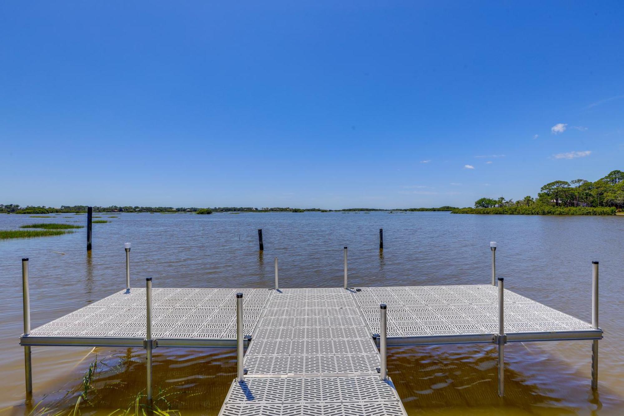 Waterfront Duplex With Dock And Views Near Town! Villa Cedar Key Kültér fotó
