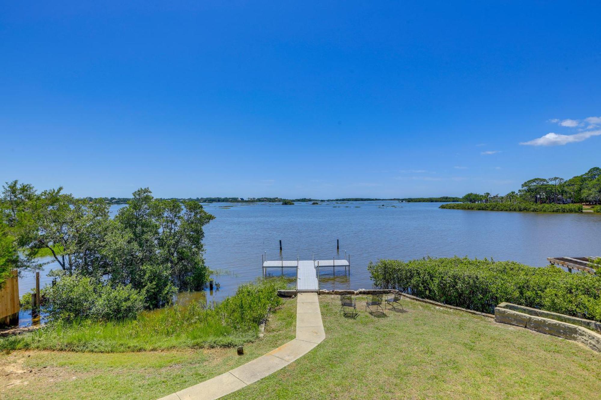 Waterfront Duplex With Dock And Views Near Town! Villa Cedar Key Kültér fotó